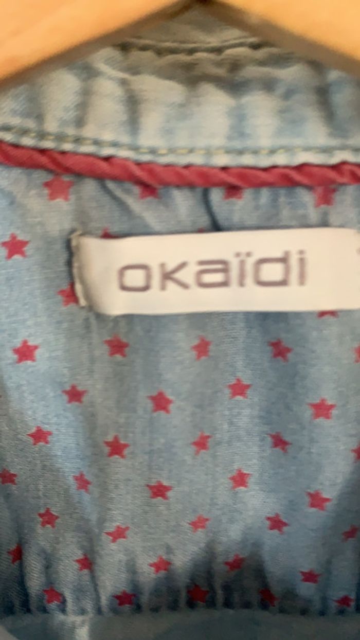 Chemise en jeans Okaïdi taille six ans - photo numéro 5