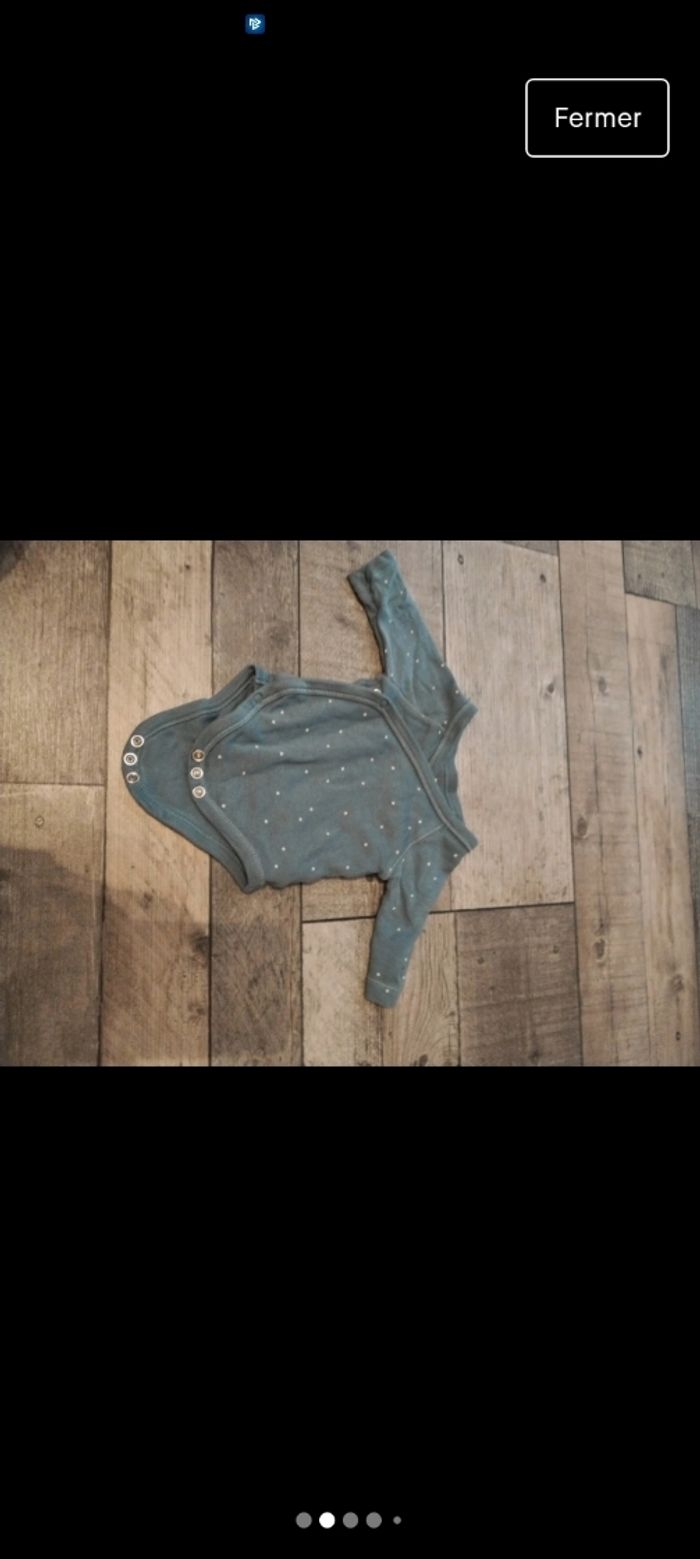 Lot body bébé fille 0-1 mois - photo numéro 7