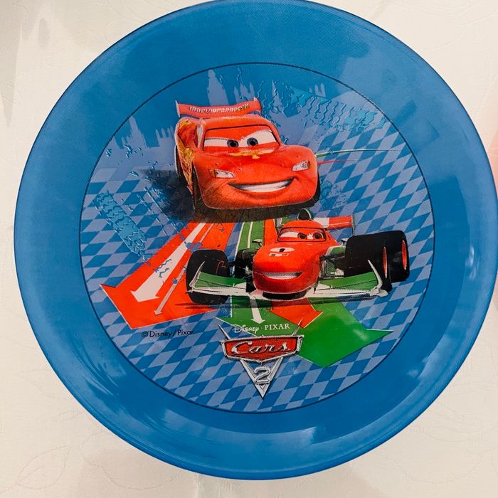 Ensemble vaisselle bol+assiette enfant Car’s - photo numéro 3