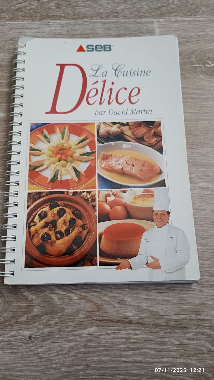 Livre Seb La cuisine délice de David Martin