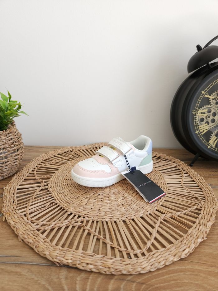 Baskets à scratchs colour-block multicolores Tommy Hilfiger Pointure 26 - photo numéro 7