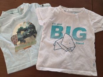 2 tee-shirt 3 mois