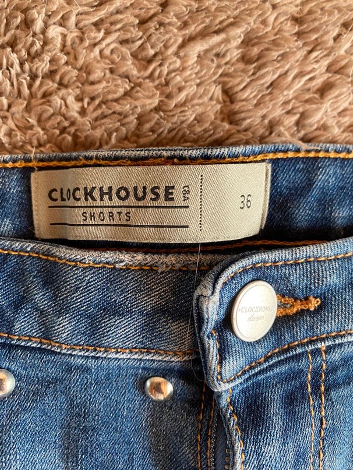 Short en jean clouté - photo numéro 2