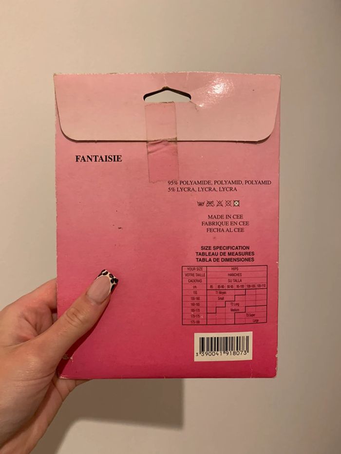Collant fantaisie noir - photo numéro 3