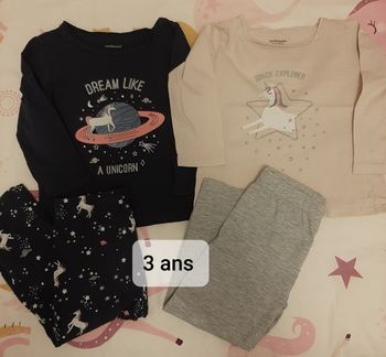 2 pyjamas 3 ans