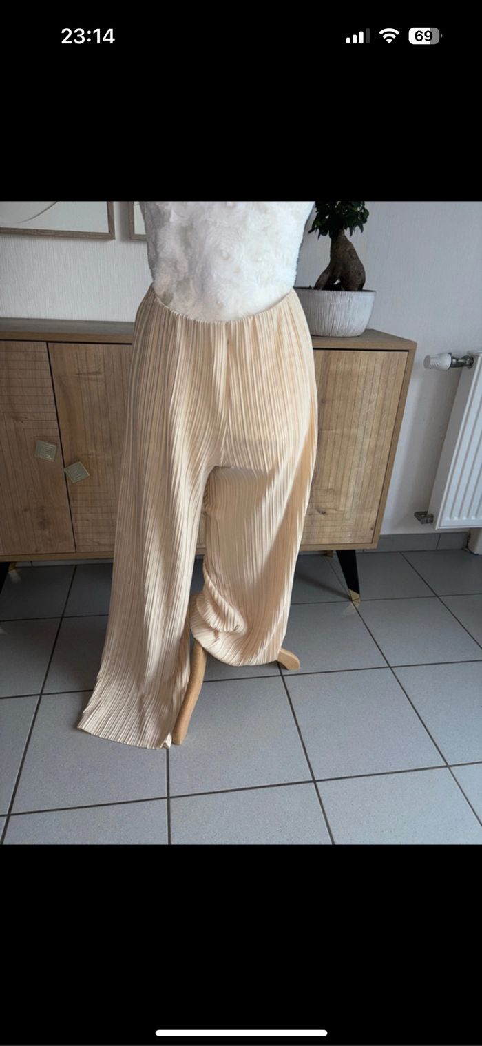 Pantalon à jambes larges