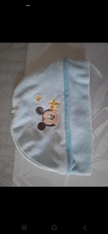 Bonnet Mickey 1 mois