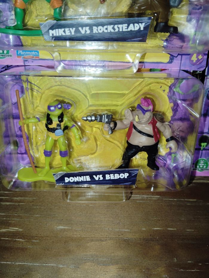 Lot de 4 coffrets figurines Tortue ninja - photo numéro 3