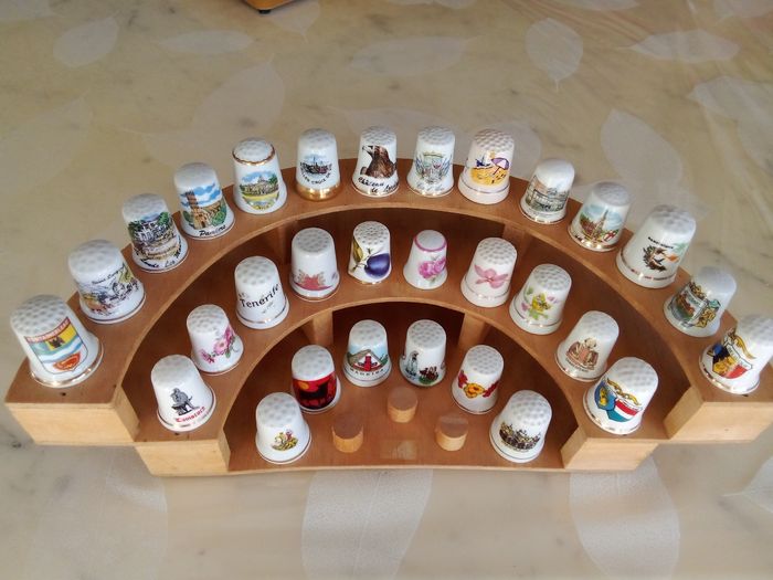 Dés a coudre en porcelaine collection - photo numéro 5