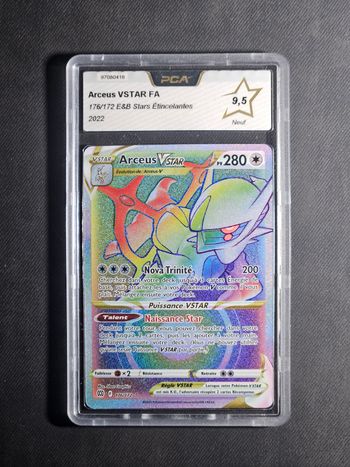 Carte Pokemon Arceus VSTAR FA Rainbow 176/172 Stars Étincelantes  PCA9.5