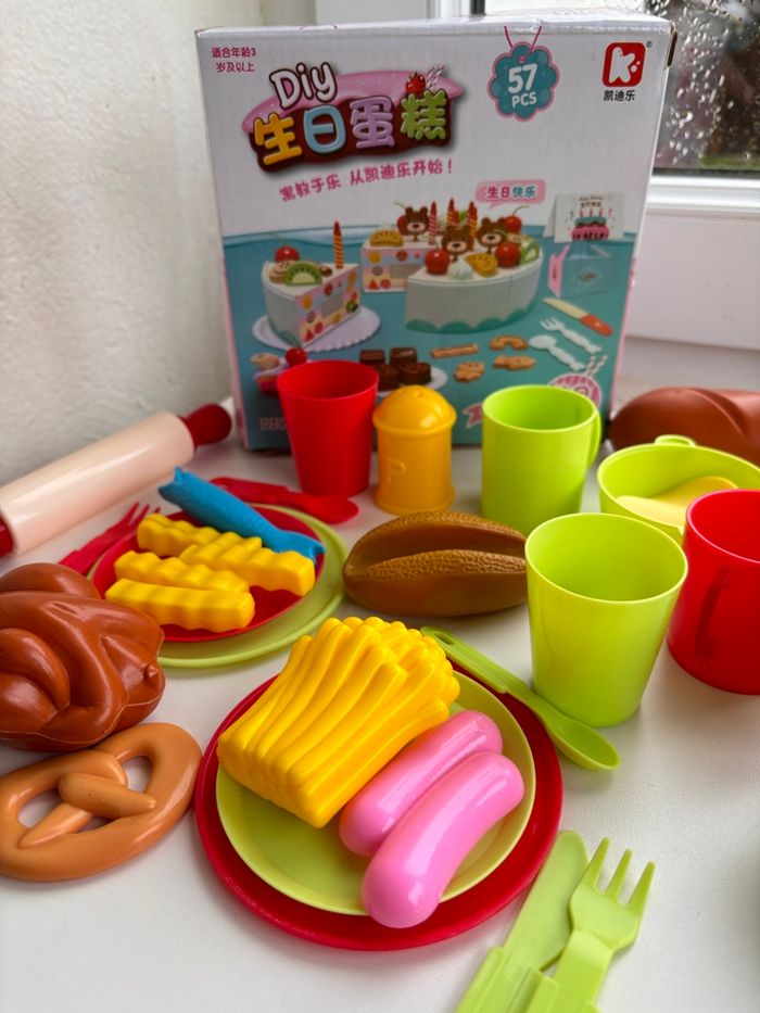 Dînette - toy food - gâteau DIY à décorer - jeu enfant - photo numéro 4