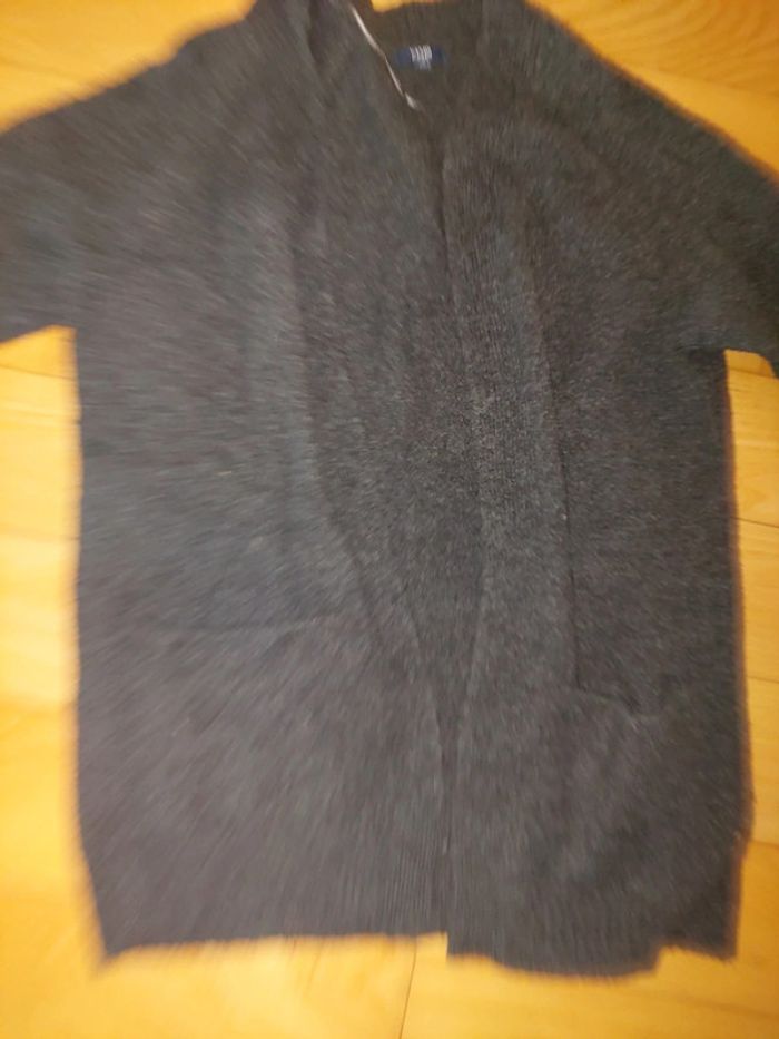 Gilet gris foncé kiabi