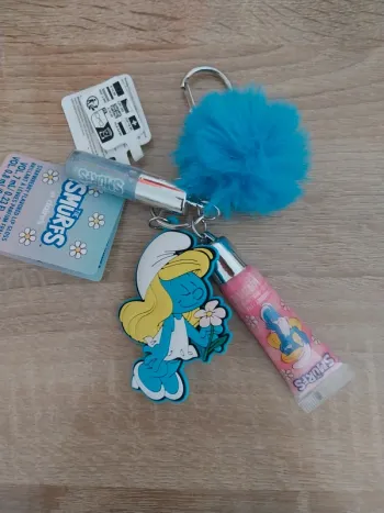 Porte-clefs avec gloss The Smurths