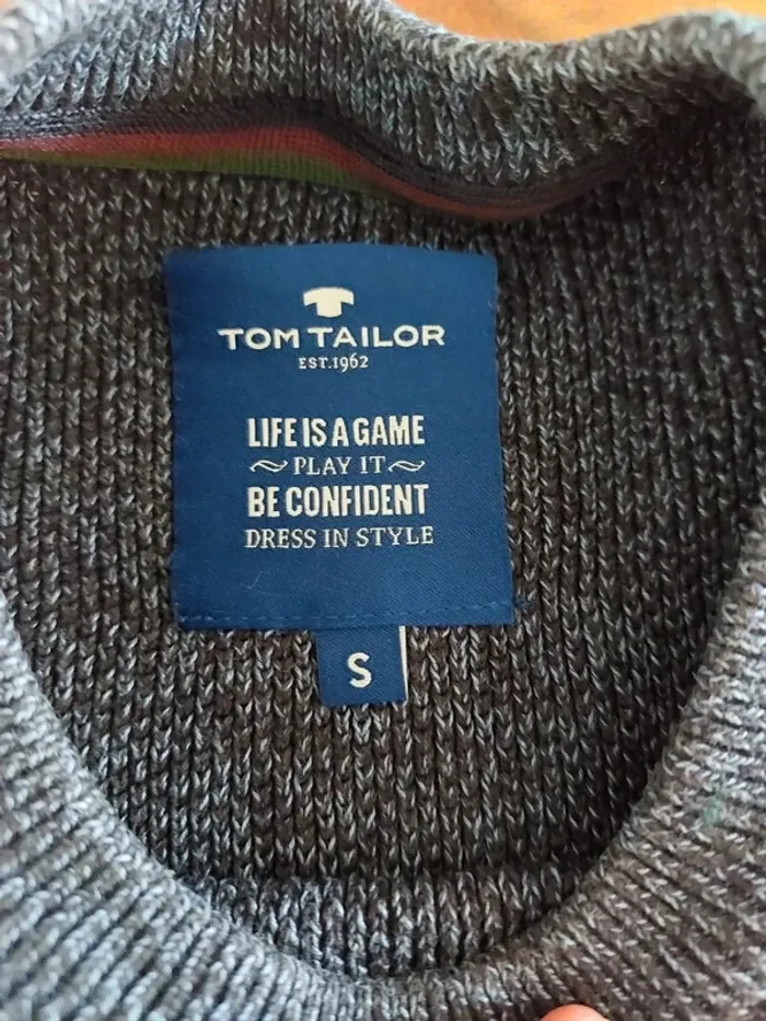 Pull Tom Tailor en coton taille S - photo numéro 4