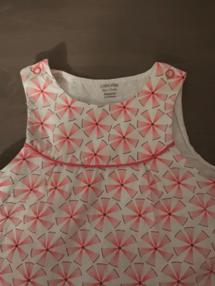 Robe sans manches Obaïbi 9 mois très bon état - photo numéro 2