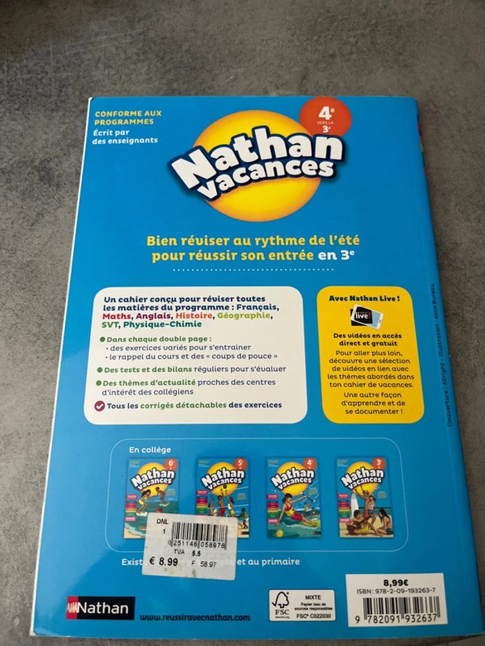 Cahier vacances - photo numéro 3