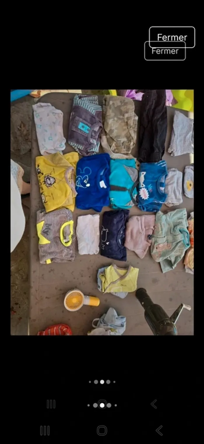 Grelots de vêtements tailles 1 mois garçon - photo numéro 4