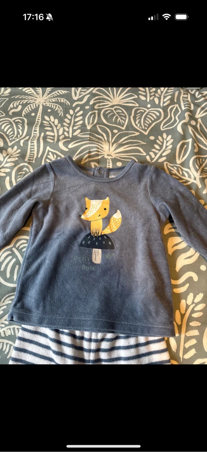 Pyjama garçon 2 pièces gemo 4 ans - photo numéro 2