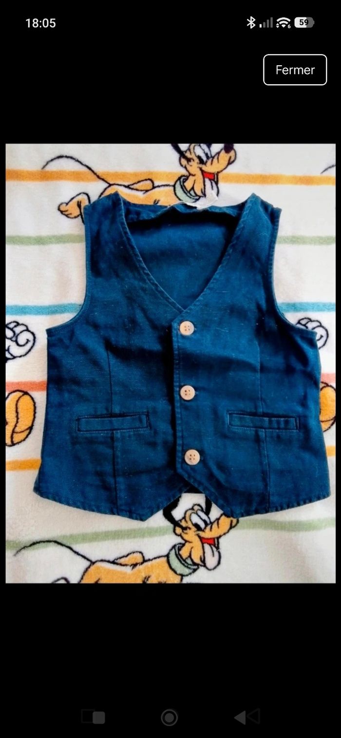 Gilet costumes 3 ans