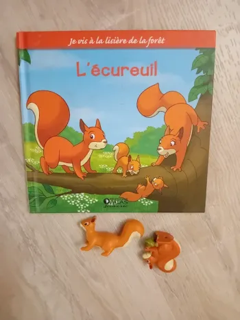 Lot de 2 livres + animaux édition atlas jeunesse