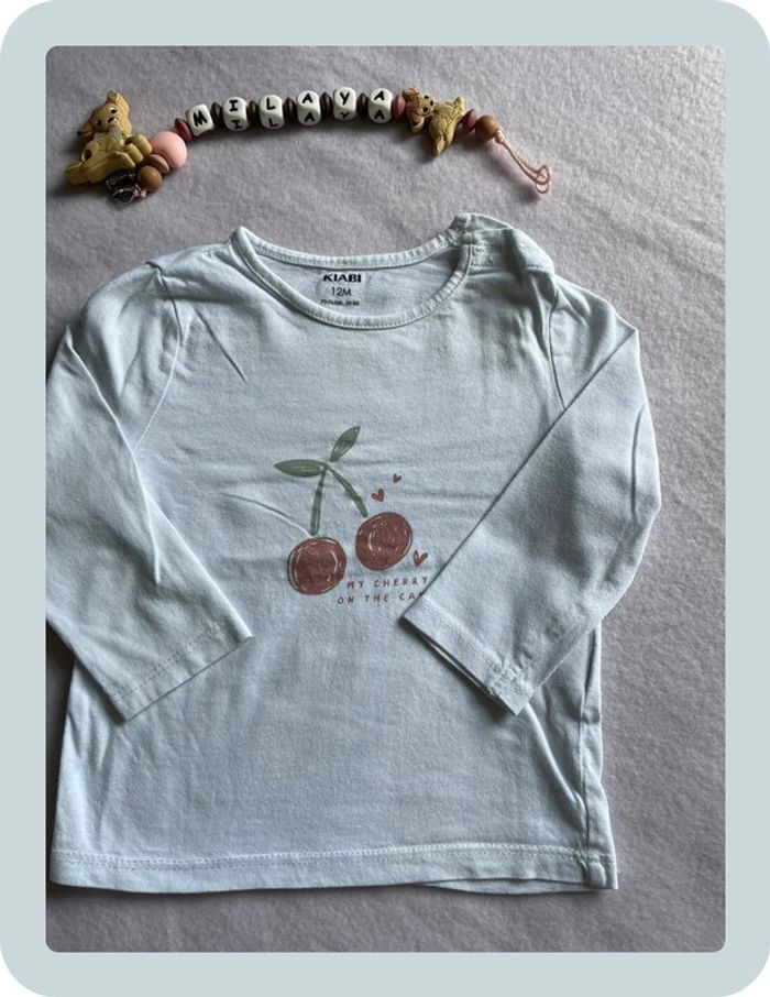 TEE shirt fille 12 mois kiabi - photo numéro 3