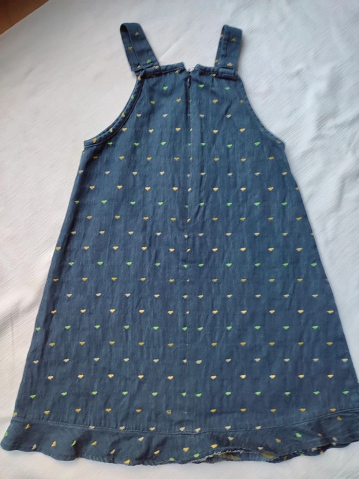 Robe salopette en jean 6 ans - photo numéro 2