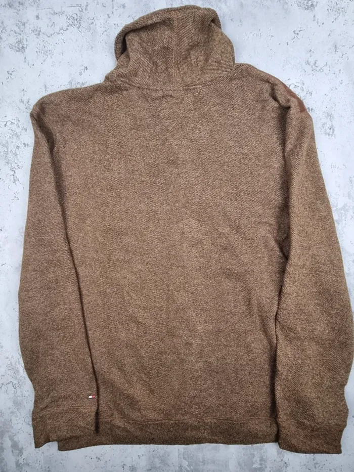 Pull col châle Tommy Hilfiger marron – Taille XXL Hommes (mesures en photos) - photo numéro 4