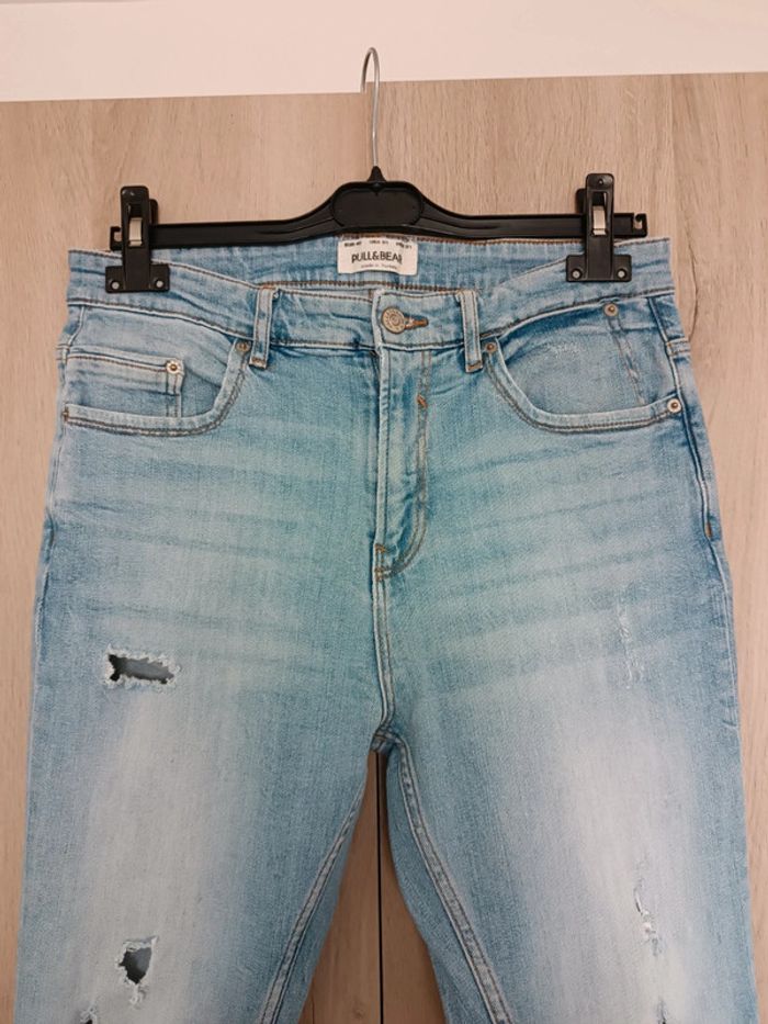 Jeans destroy homme pull and Bear taille 40 - photo numéro 5