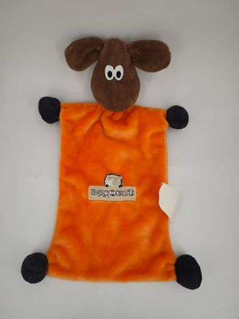 Doudou Plat Mouton Orange Brioche