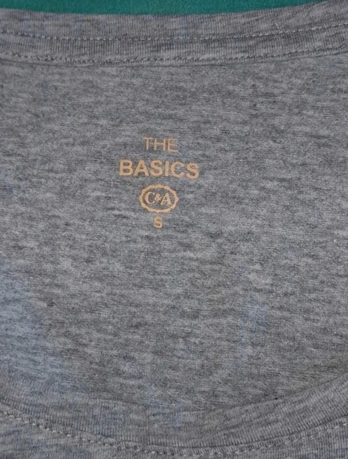 T-shirt gris Basique - Taille S - C&A - photo numéro 3
