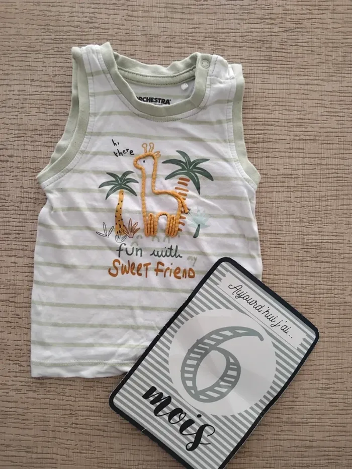 Tee shirt 6 mois / 67 cm