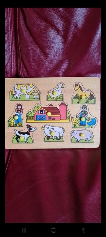 Puzzle en bois La ferme