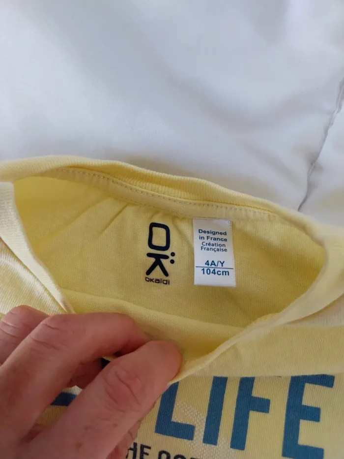 Tee-shirt manche courte garçon 4 ans - photo numéro 3