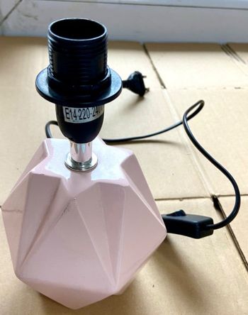 Pieds de lampe rose