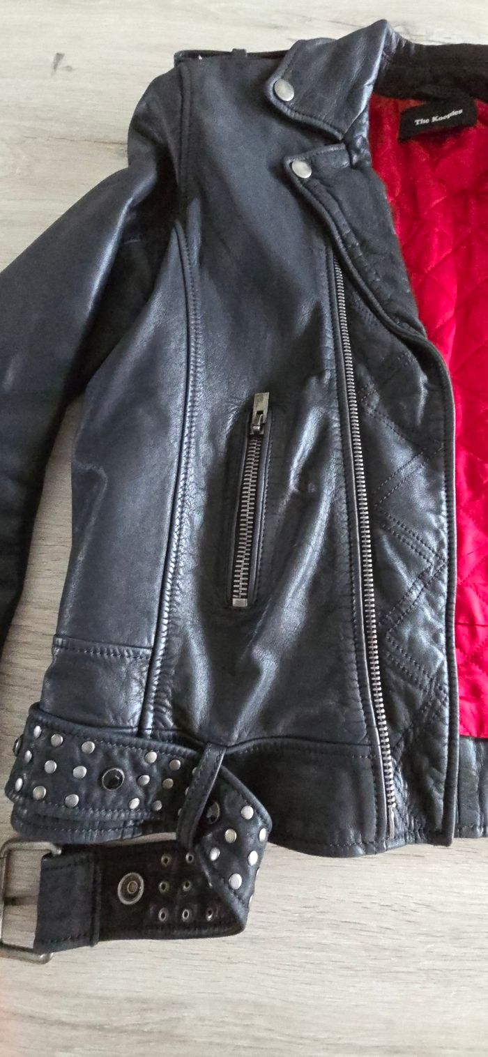 Veste en cuir The kooples - photo numéro 3