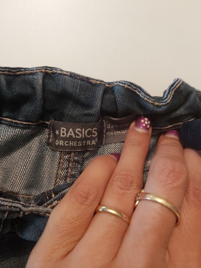 Short enfant Orchestra 4 ans – Bleu, taille réglable - photo numéro 3