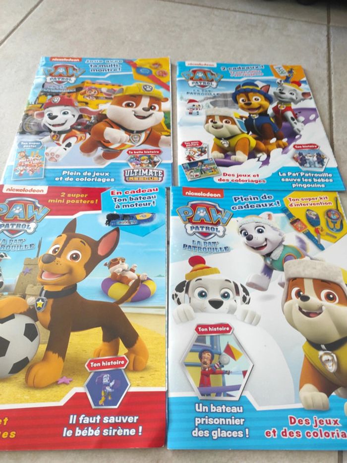 Lot de magazines Pat patrouille . Paw patrol