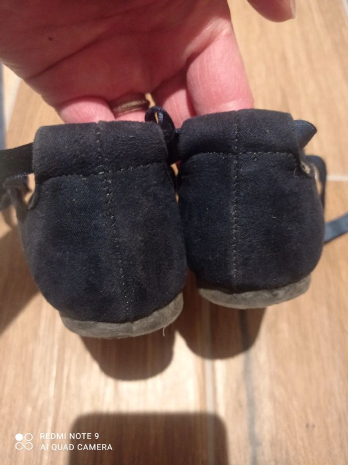 Ballerines suédine marine Tape à l'oeil t.26 - photo numéro 6