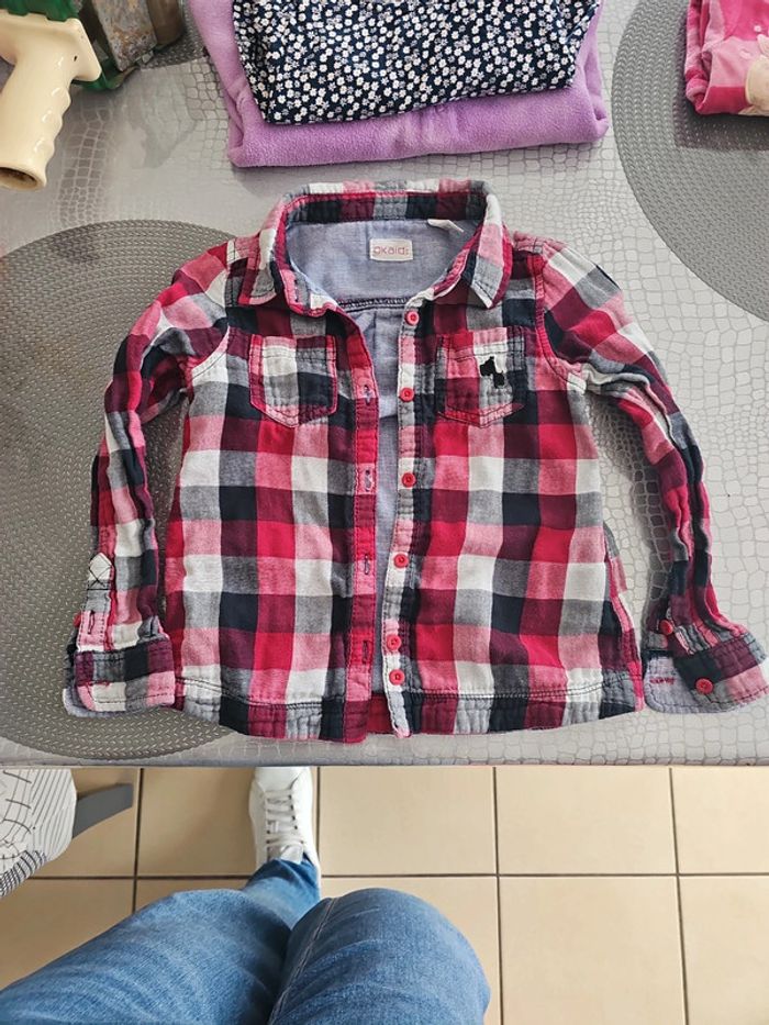 Chemise quadrillé