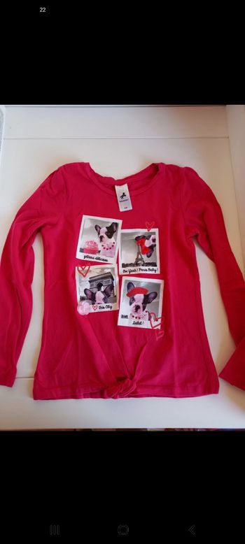 T-shirt ML fille 8 ans