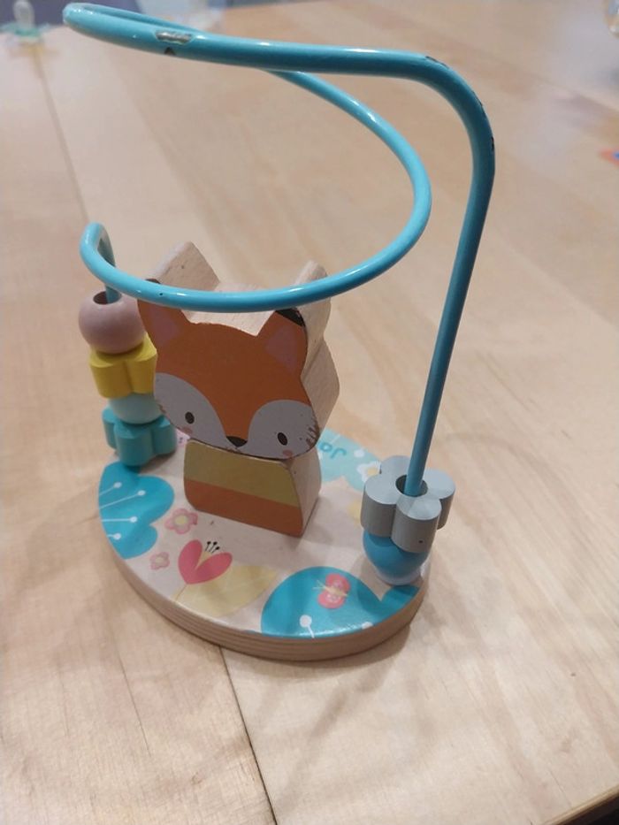 Jouet bébé en bois Janod avec figurine renard - photo numéro 2
