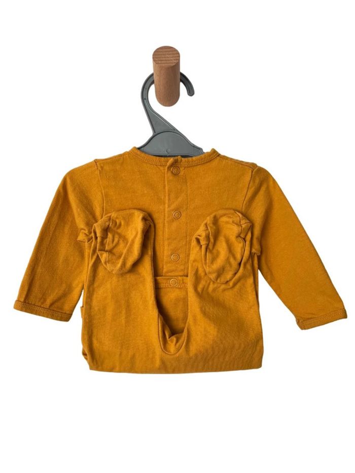 Pyjama coton jaune moutarde (pandas) - Kiabi 3 mois - photo numéro 4