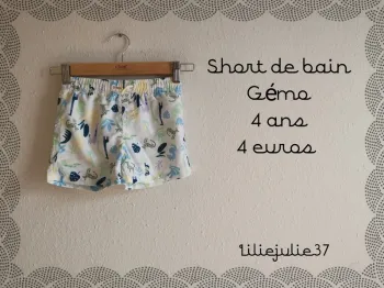 Short de bain Gémo 4 ans