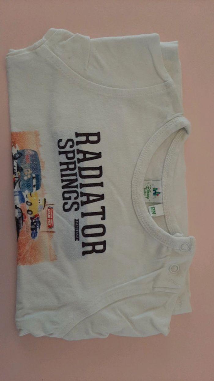 T shirt manches longues garçon 12 mois Disney - photo numéro 3