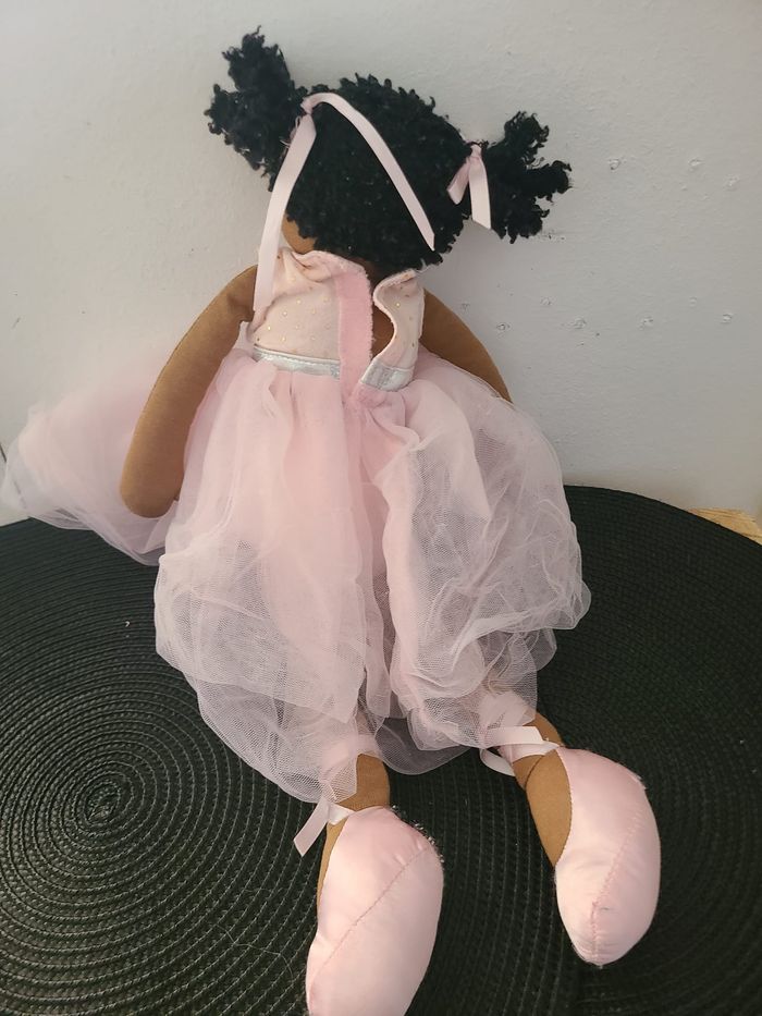 M&S  Poupée en chiffon noire Ballerine M&S - photo numéro 2