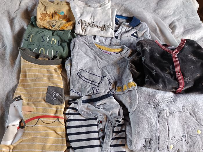 Lot de vêtements 12 mois garçons - photo numéro 2
