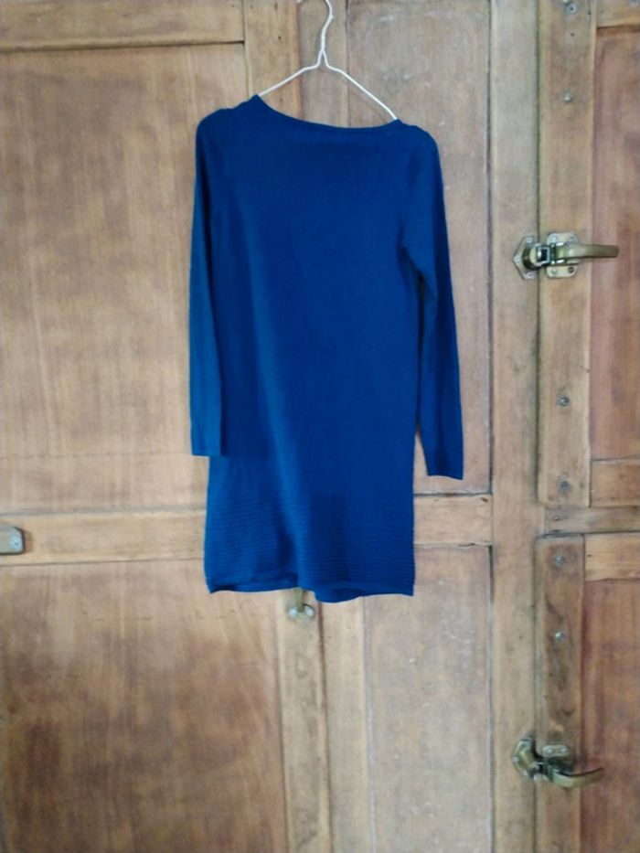 Robe tricot bleue - photo numéro 5