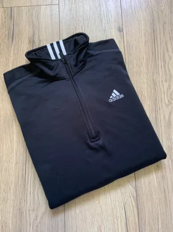 Haut manches longues Adidas - Noir zippé - Taille XL