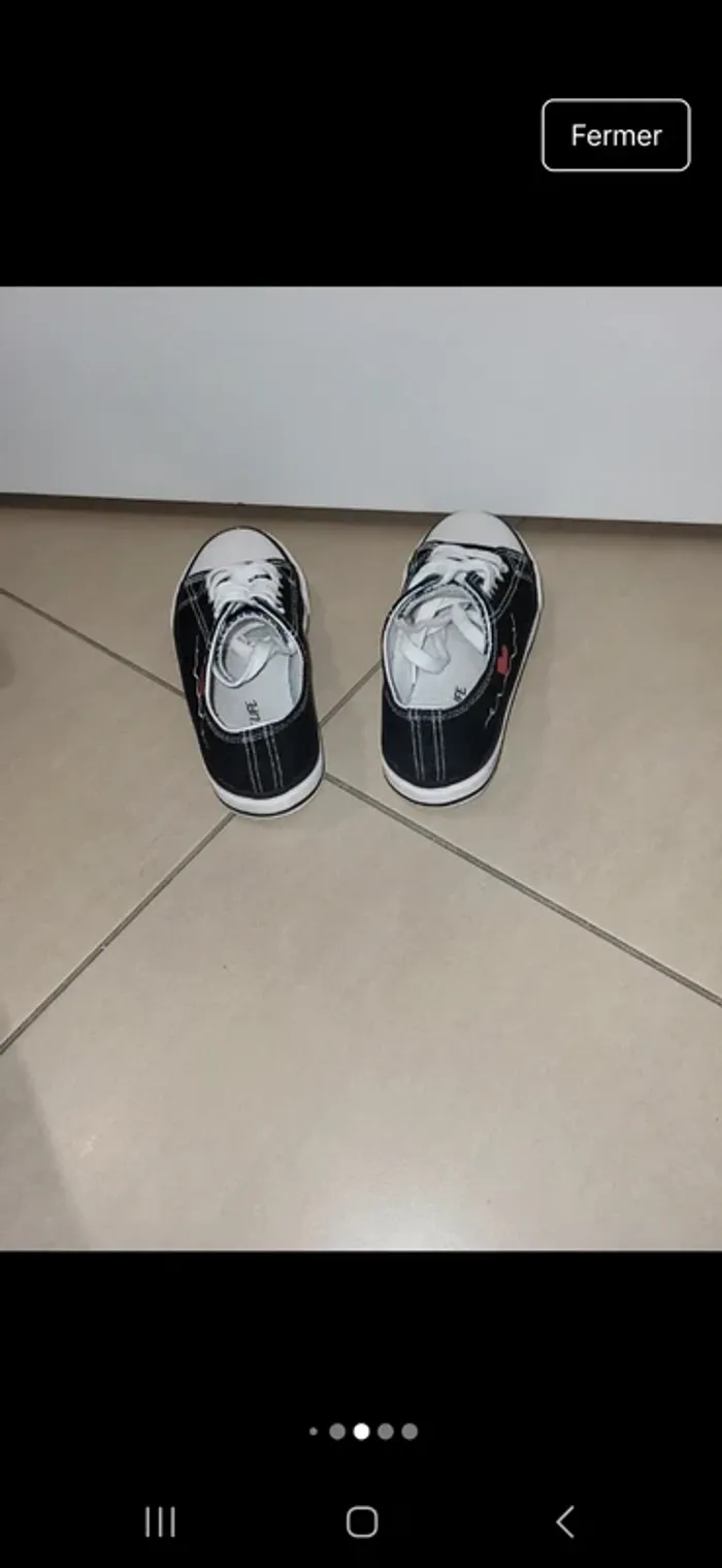 Chaussure à lacets noir - photo numéro 6