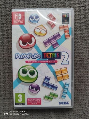 Jeu Nintendo Switch puyopuyo Tetris 2 neuf sous blister